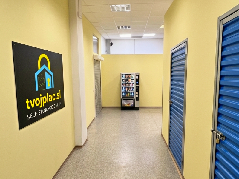 Notranjost skladišča TvojPlac Celje